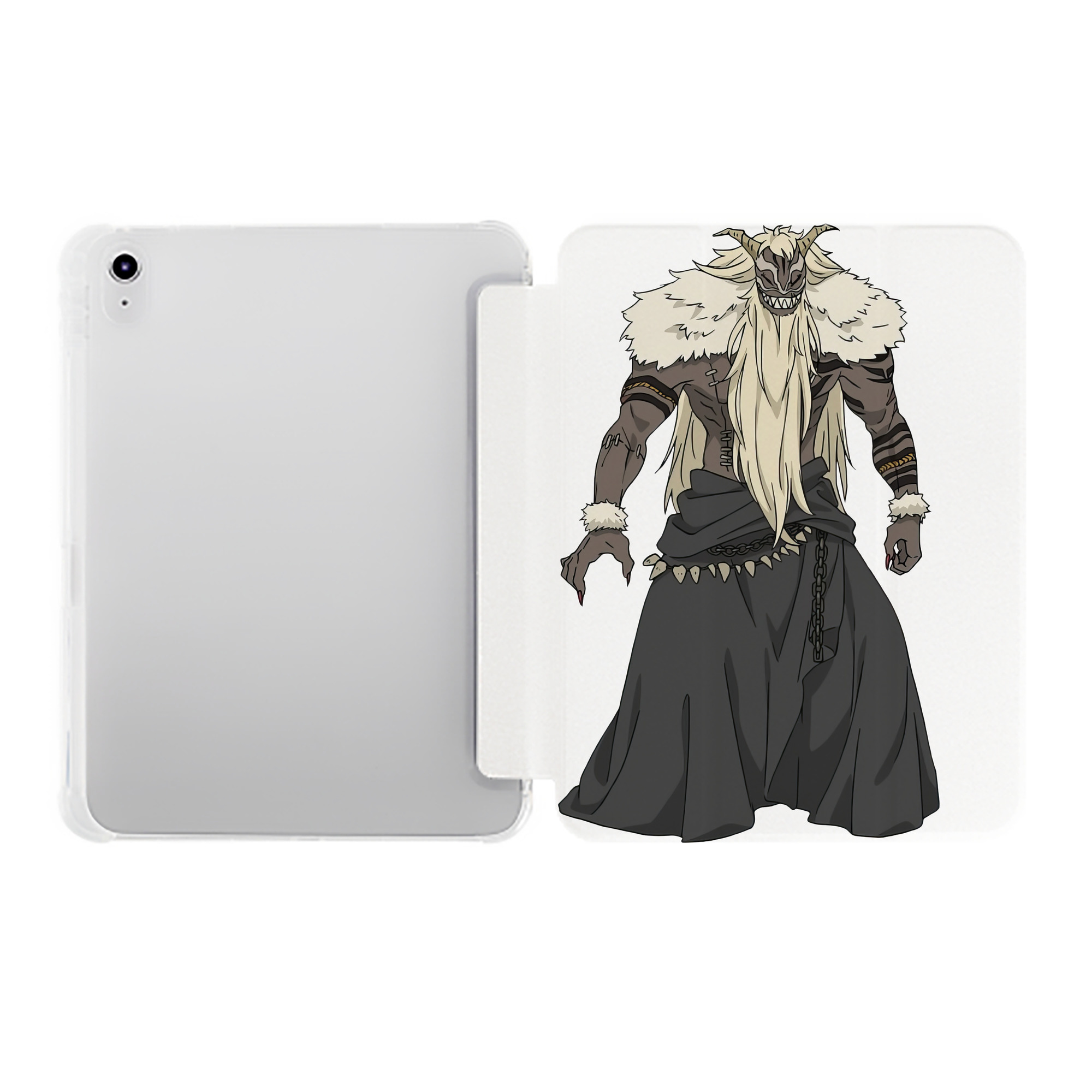 （画像用） 葬送のフリーレン Frieren IPad ケース ペン収納付き 三つ折りスタンド PUレザー×シリコン 対応機種9.5/10.5/10.9インチ